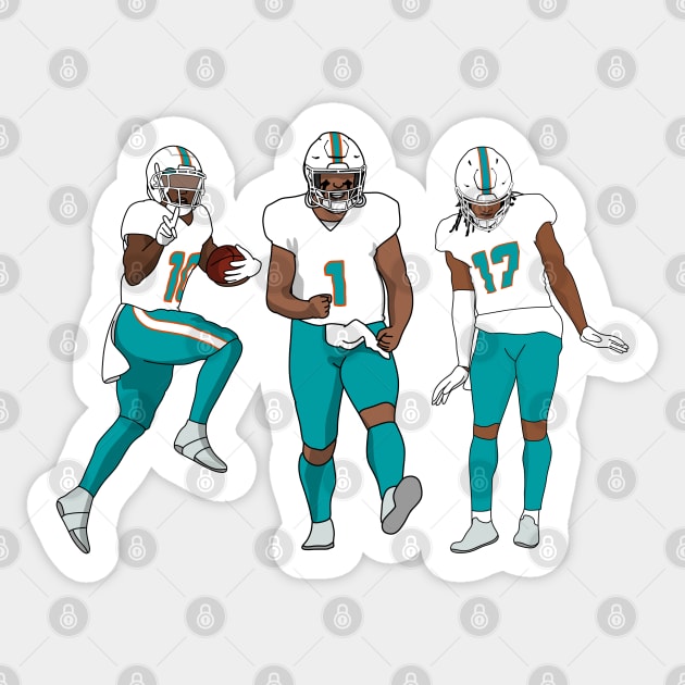 trio of miami Sticker by rsclvisual